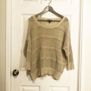 ❁ Open Knit Beige Knit Sweater ❁